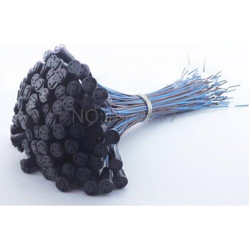 10pcs G4 Lamp Socket, 20cm 30cm 50cm 80cm 100cm White / Black G4 Lamp Holder For LED Crystal Heads Light Bulb Halogen Light Bulb