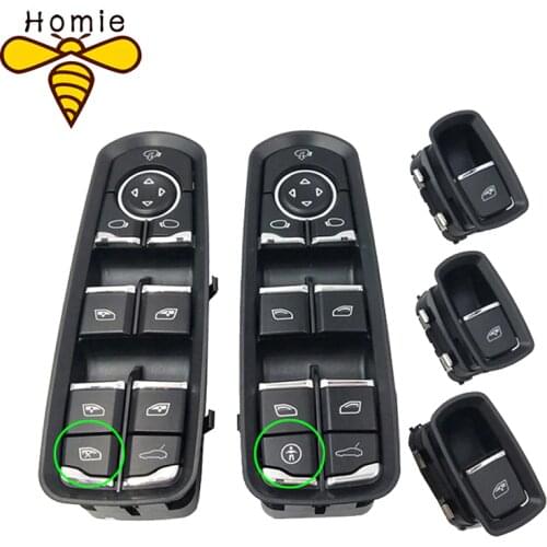 New Brand High Quality 7PP959855C 7PP959858RDML 7PP959858MDML Power Window Switch For Porsche Panamera Cayenne Macan 2011-2017