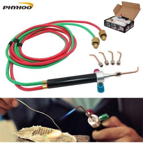 The Little Torch Portable Acetylene Oxygen Torch Soldering, Mini Gas Welding Torch Equipment Jewelry Making Tools