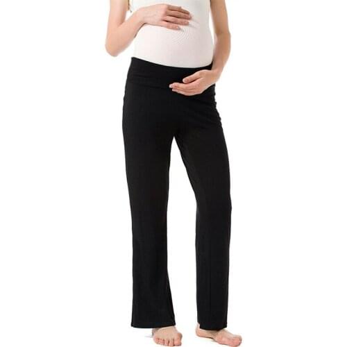 Casual Maternity Trousers High Waist leggings Belly Pants Pregnancy leggings sport cotton pantys for fitness maternity legging