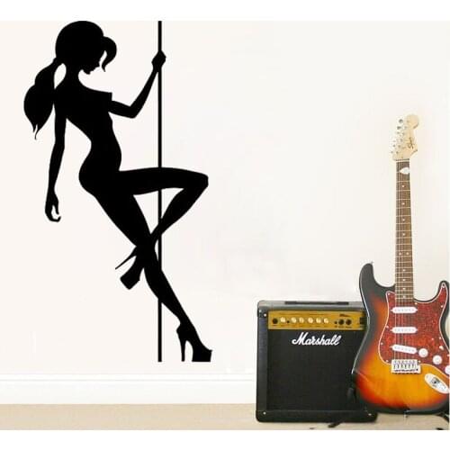 ZOOYOO Sexy Girl Wall Decals Beautiful Hot Woman Art Design Wall Stickers Home Decor Removable Living Room Bedroom Decoration