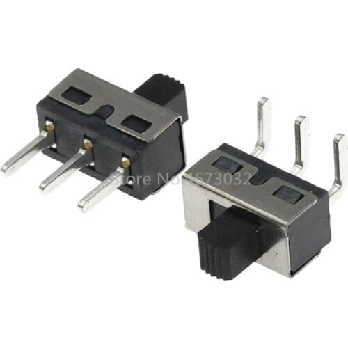 10Pcs SS12D10 SS12D11 Toggle Switch 3Pins Straight Feet 1P2T Handle High 5mm Spacing Of 4.7mm 3A 250V SS12D10G5