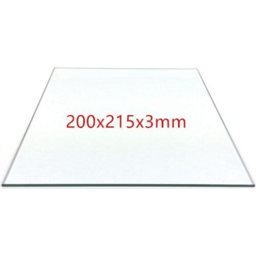 200*215 *3mm 3D Printer Borosilicate Glass Build Plate For Heated Bed RepRap/Prusa/Mendel