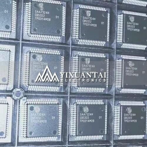 5pcs/lot 50pcs/lot 100pcs/lot Free shipping 100% original SAA7324H SAA7324 7324 QFP64