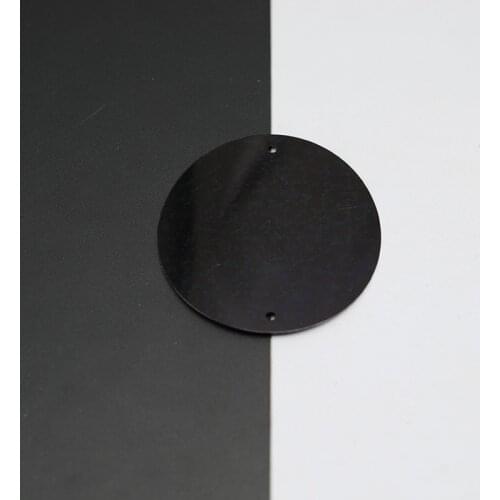 50g/lot 30/40/50mm Black Laser Large Round Sequins PVC Flat Sequins Artesanatos Accessories With 2 Holes for wedding Craft