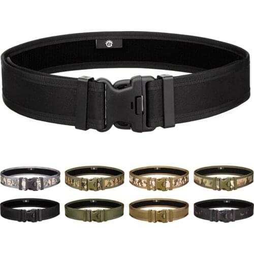 600D Adjustable Belt Buckle Tactical Bag Waistband,Outdoor Climbing Hunting Girdle,MOLLE Accessory Bag Wear-resistant Camo Belt