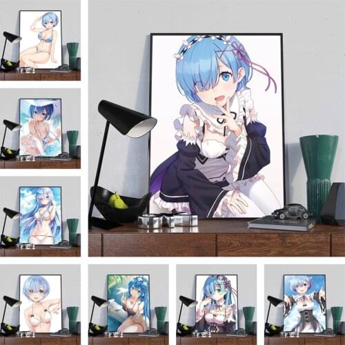 5d Diy Diamond Painting Wall Art Handmade Cross Stitch Japan Animation Picture Home Decal Room Decor Full Round Drill Embroidery