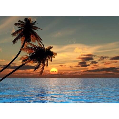 H2069 diamond 5d,diy diamond embroidery,diamond embroider Setting sun