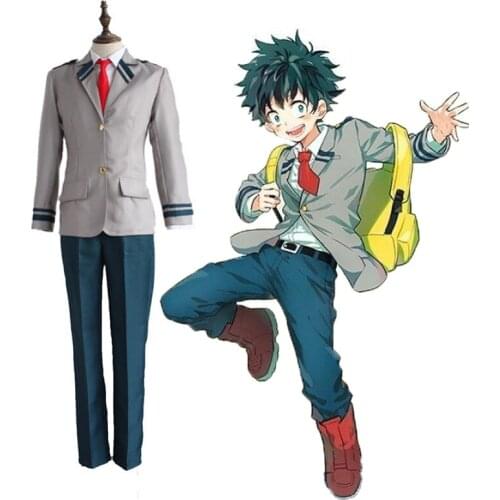 Anime My Hero Academia Cosplay Costumes Izuku Midoriya Katsuki Bakugou Shouto Todoroki Cosplay Uniform Boku No Hero Academia
