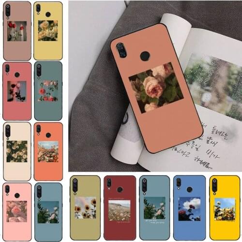 Flower art aesthetic Phone Case For Redmi note 8Pro 8T 9 Redmi note 6pro 7 7A 6 6A 8 5plus note 9 pro Coque Mobile Cases