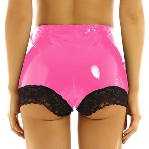 Fetish Queen Women's Leather Shorts