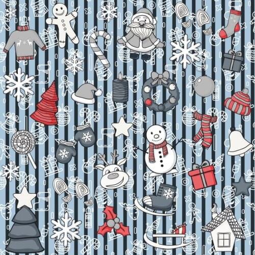 Christmas Backdrop Snowman Snowflake Scarf Stripes Photography Background Happy New Year Xmas Party Decoration Photo Booth Props