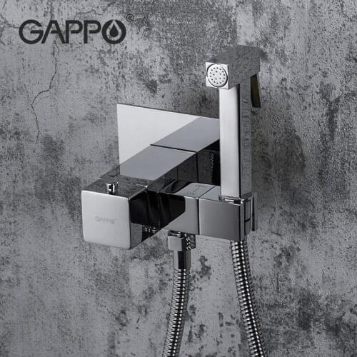 GAPPO Thermostatic Bidet Faucet Brass Toilet Spray Faucet Chrome Bidet Bathroom Bidet Shower Toilet Water Bath Shower Enema