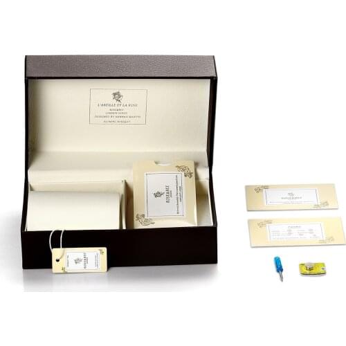ROSE&BEE Exquisite Luxury Fashion Leather Square Box ROSE&BEE Ladies Watch Gift Box