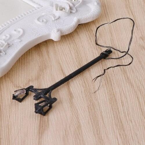 YYSD Miniature Landscape Street Lamp Road Light Bonsai Lighting Ornament Garden Decor