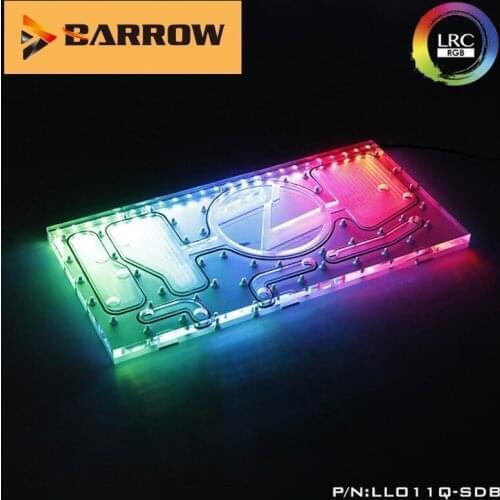 Barrow water cooling kits LLO11Q-SDBV1,Waterway Boards For Lian Li PC-O11 Dynamic Case, For Intel CPU Water Block & Single GPU