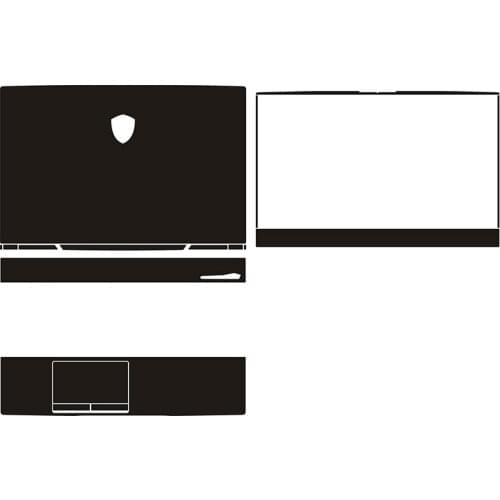 Laptop Sticker Skin Decals Carbon fiber Cover Protector for MSI GL65 15.6"