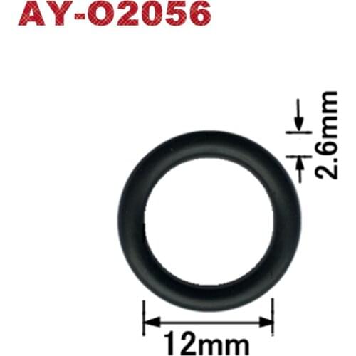 Wholesale 20pieces fuel injector rubber oring seal 12*2.6mm for AY-O2056