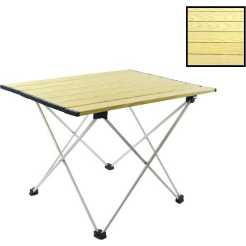 Portable Camping Furniture Outdoor Foldable Table Ultralight Aluminum Tableware Tables Fishing ,Hiking And Picnic Folding Chair
