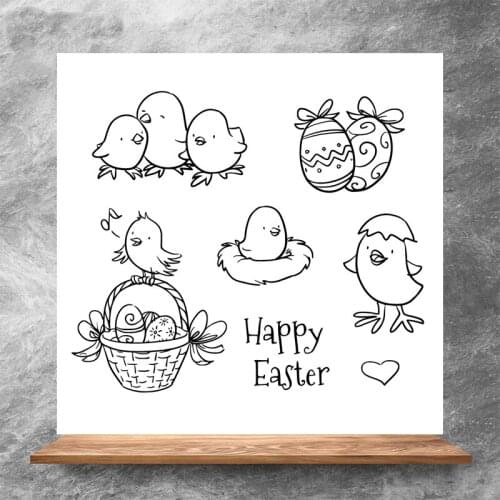 ZhuoAng Cute bird Clear Stamps/Silicone Transparent Seals for DIY scrapbooking photo album Clear Stamps