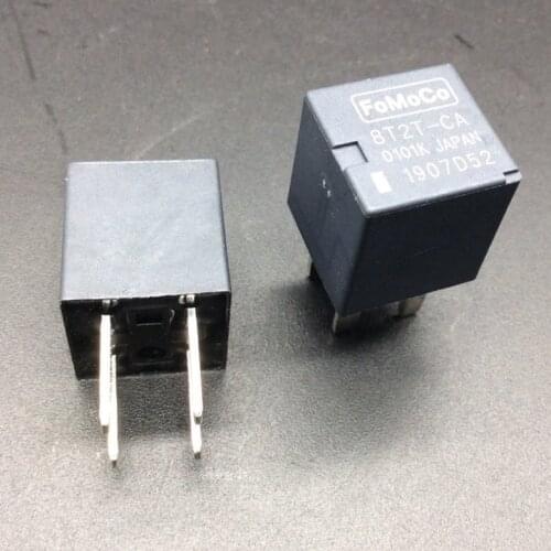2pcs original used second hand car relay for Ford 8T2T-CA Mustang F150 Mondeo escort edge