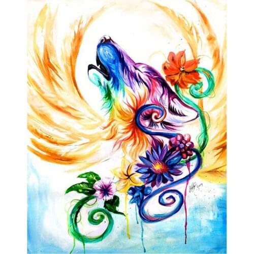 YIKEE diamond painting Wolves,diamond painting kit,daimond painting Y381