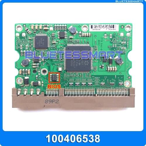 Hard drive parts PCB logic board printed circuit board 100406538 for Seagate 3.5 IDE/PATA hdd data recovery hard drive repair