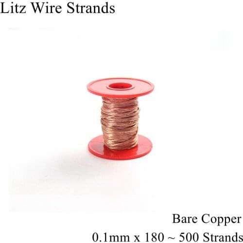 0.1x180 0.1x200 0.1x230 0.1x250 0.1x500 Litz Wire Strand Enamelled Copper Litz Wire Strands Crystal Micro Antenna Occ 0.1mm 0.1
