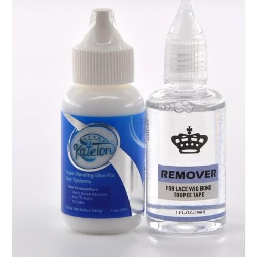 1.3OZ(38ml) Super Bonding Adhesive Glue and Rree Remover For Hair Systems For Lace Wig/Toupee Remover