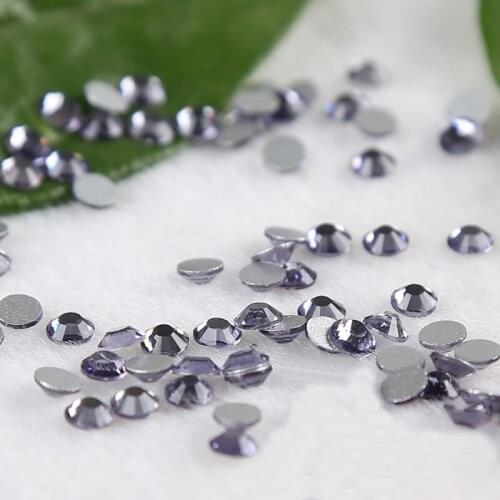 1440PCS SS4 tanzanite nail art rhinestone non hot fix crystal strass flatback rhinestones