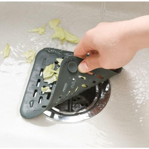 3PCS Justdolife Hair Catcher Practical Drain Strainer Hair Trap Hair Stopper Shower Hair Strainer Sink Stopper Sink Strainer