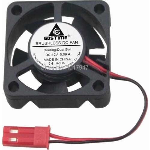 5 Pieces LOT Gdstime 3cm 30mm 30x30x10mm Ball Bearing Brushless Cooling Fan JST Connector