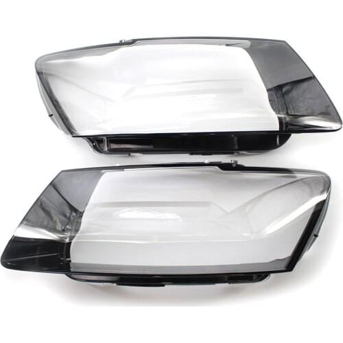 Car Front Headlight Lens Cover Auto Shell Headlamp Lampshade Glass Lampcover Head Lamp Light Cover for Audi Q5 8R 2013-2017