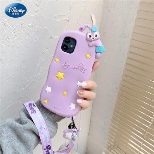 2021 Disney Mickey StellaLou Shell Pattern Case for iPhone 11 12 Pro Max 12 Mini X Phone Cover Full Body Bag zz0501-4