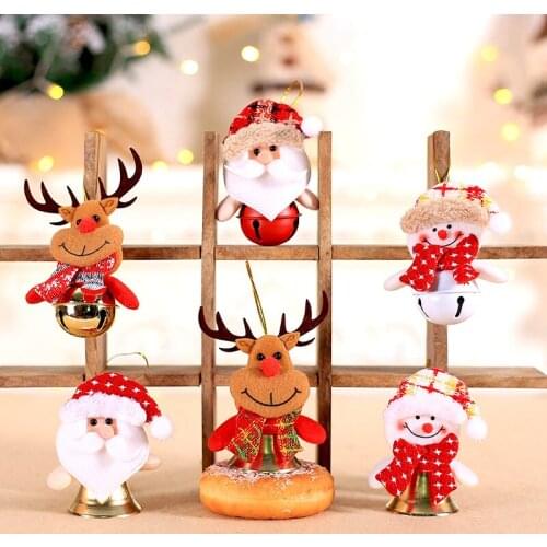 Decor Christmas Decorations For Home 2020 Christmas New Year Santa Claus Decoration Xmas Doll Pendant Christmas Tree Ornaments