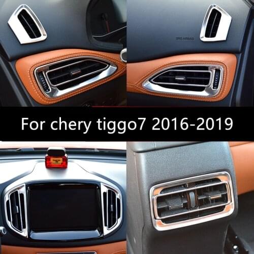 For chery tiggo7 tiggo 7 2016-2019 Car air conditioning air outlet navigation side of the rear exhaust air outlet adorn frame
