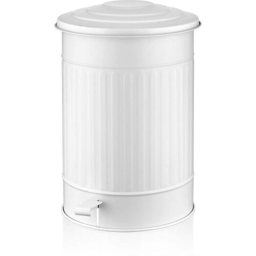 Home Sweet Home Trash Can Kitchen 37 Lt - White Home Sweet Home