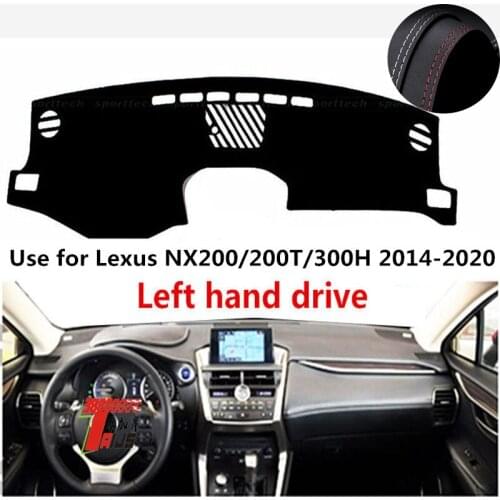 TAIJS Factory protective Leather Car Dashboard Cover For Lexus NX200/200T/300H 2014 2015 2016 2017181920 Left hand drive