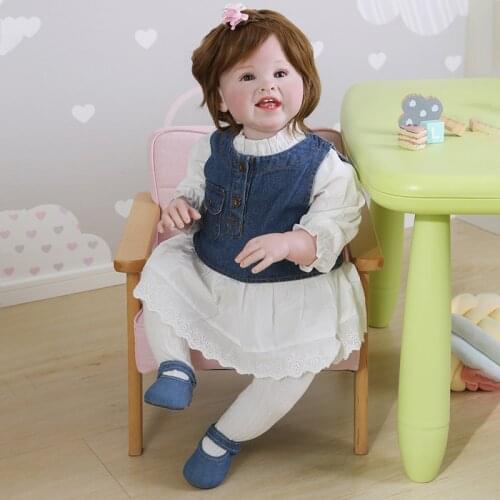 Silicone Reborn Babies Soft Body 70cm Bebe Reborn Dolls Toy Big Size Reborn Doll Silicon Doll Girls Cute Surprise Gifts For Kids