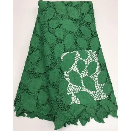 New Arrivals 100% Cotton Lace High Quality Nigerian Wedding African Lace Fabric/guipure Lace Fabric R39991