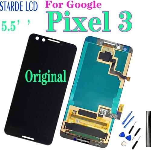 Original 5.5’’ LCD For Google Pixel 3 LCD Display Touch Screen Digitizer Assembly FOR Google Pixel3 LCD Display Replacement