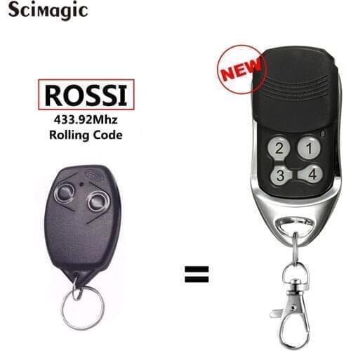 433.92 MHz Rolling Code Door Transmitter For Rossi Gate Garage Command Opener ROSSI 433 MHz