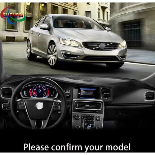 Anti-Slip Anti-UV Mat For VOLVO S60 2011-2018 Dashboard Cover Pad Dashmat Protect Sunshield Pad Car Accessories