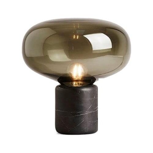 Modern Fashion Table Lights Marble Glass Bedside Table Lamp Nordic For Study Bedroom Bedside Home Decoration Desk Lighting TA162