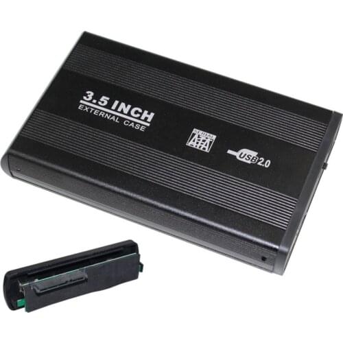 Laptop PC Super Speed 3.5 Inch USB 2.0 HDD Enclosure Case Hard disk Cartridge Case Plug and Play Hot Swappable