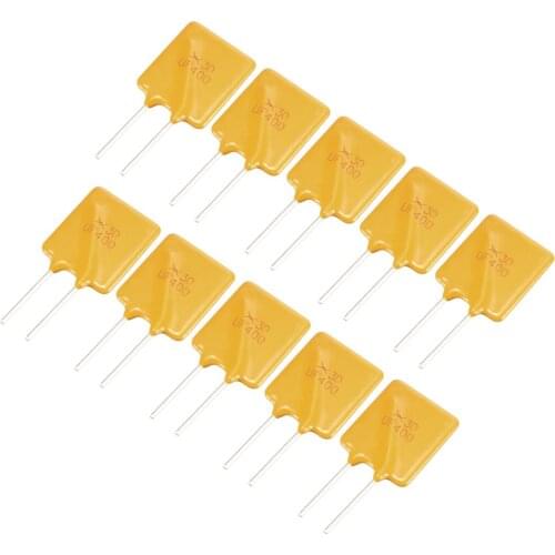 Uxcell Resettable Fuse Radial Lead PPTC Polyswitch for Computer Multimedia Industrial Equipment and General Electronics