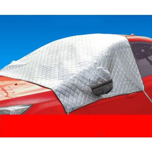 Car Exterior Protection Snow Blocked Car Covers Snow Ice Protector Visor Sun Shade Front Rear Windshield Snow Cover Block Shield