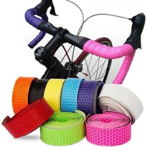 1 set Road Bike Handlebar Tape Belt Bicycle Cycling Handle Cork Waterproof Handlebar Tape Wrap Accessories Ultralight