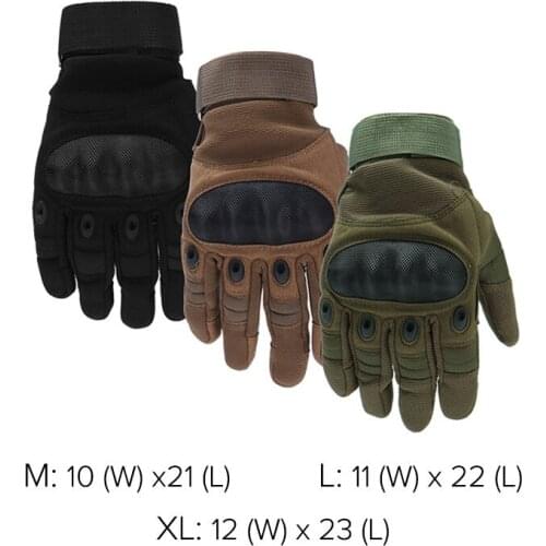 1 Pair Motorcycle Gloves Full Finger Outdoor Sport Racing Motorbike Motocross Protective Breathable Full Finger Glove