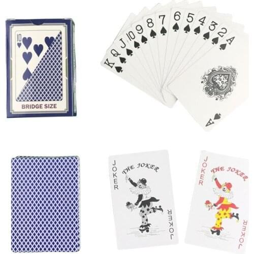1Pcs/Set Waterproof Plastic Playing Poker Cards Set Red And Blue Baccarat Texas Hold'em PVC Poker Entertainment Games Card